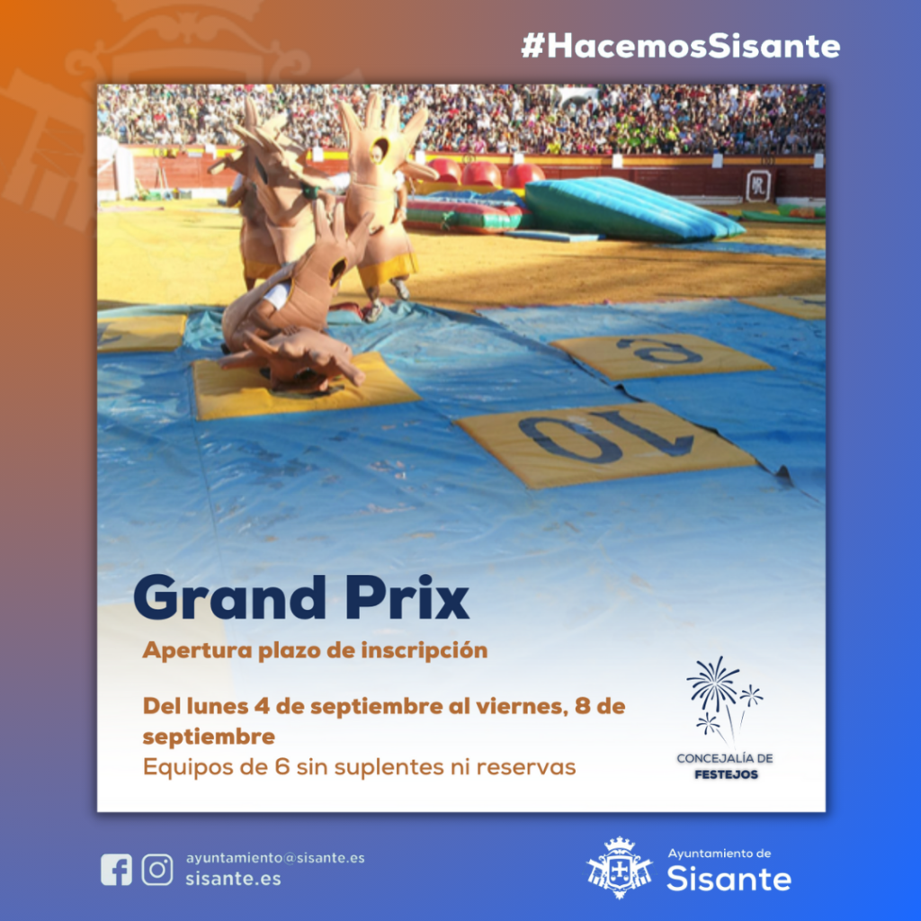 Inscripciones Al Grand Prix Excelent Simo Ayuntamiento De Sisante